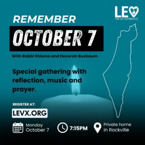 Remember October 7th: An Evening of Music and Prayer